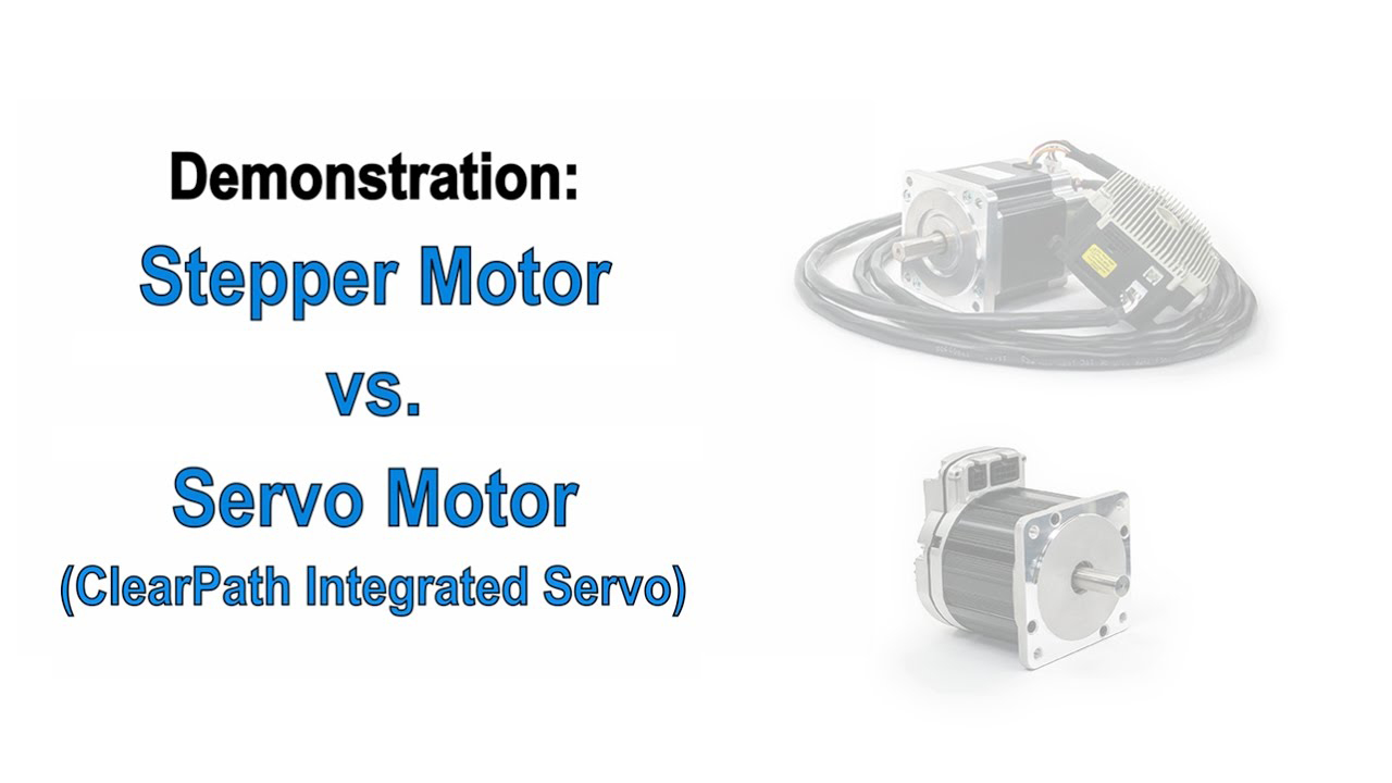 play stepper vs servo demo