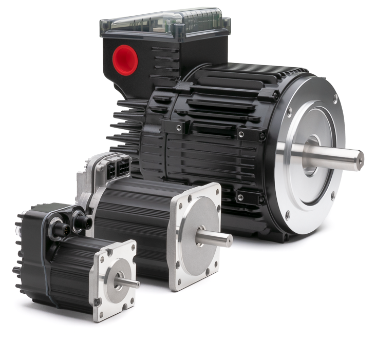 ClearPath family of NEMA23, NEMA34, and NEMA56 integrated, brushless servo motors. One motor is IP67 rated w/ M12 connectors.