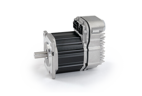 ClearPath servo motor w/ integrated drive, encoder, & motion controller.